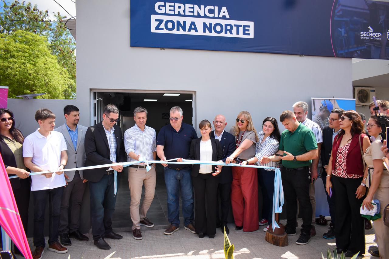 *EL GOBERNADOR ZDERO INAUGURÓ LA NUEVA GERENCIA NORTE DE SECHEEP, EN CASTELLI