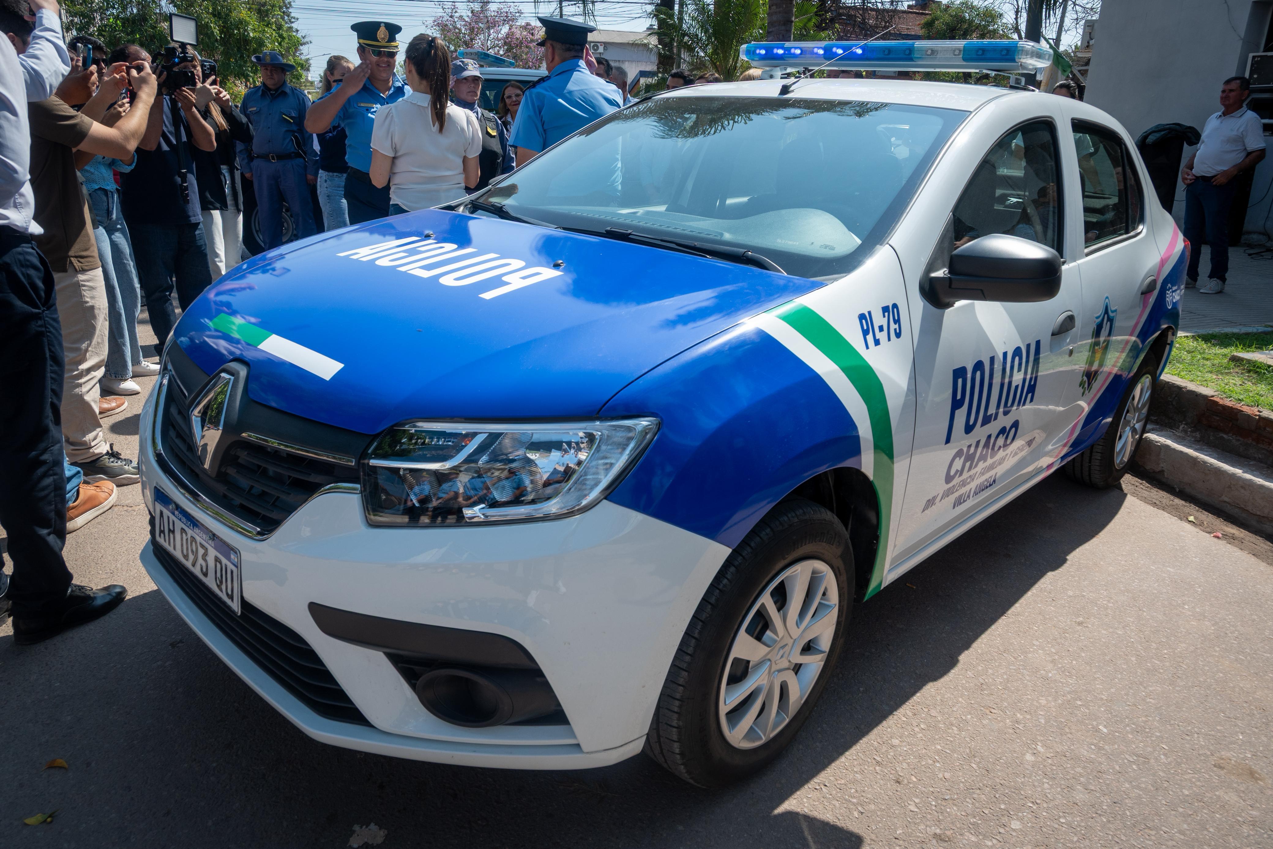 PLAN PROVINCIAL DE SEGURIDAD: SE ENTREGARON NUEVOS PATRULLEROS PARA VILLA ÁNGELA