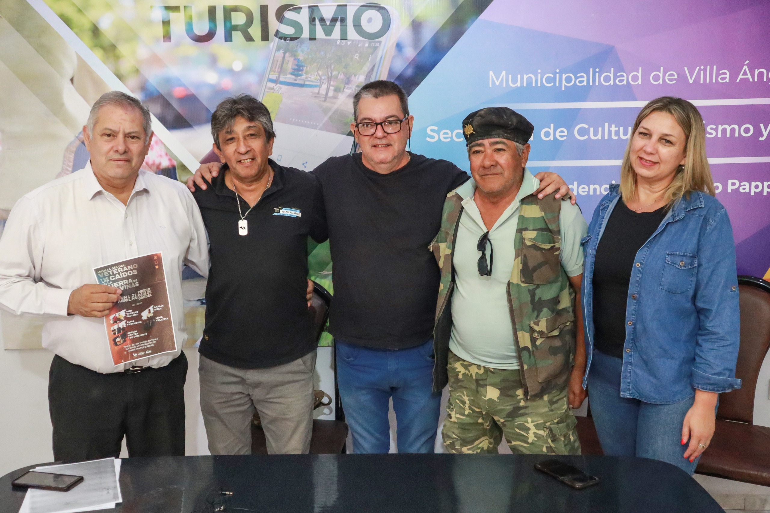 HONRANDO A NUESTROS HÉROES: VIGILIA POR EL 2 DE ABRIL EN VILLA ÁNGELA