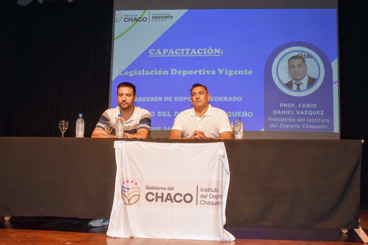 *INSTITUTO DEL DEPORTE CHAQUEÑO: CAPACITACIÓN PARA INSTITUCIONES Y DEPORTISTAS* 