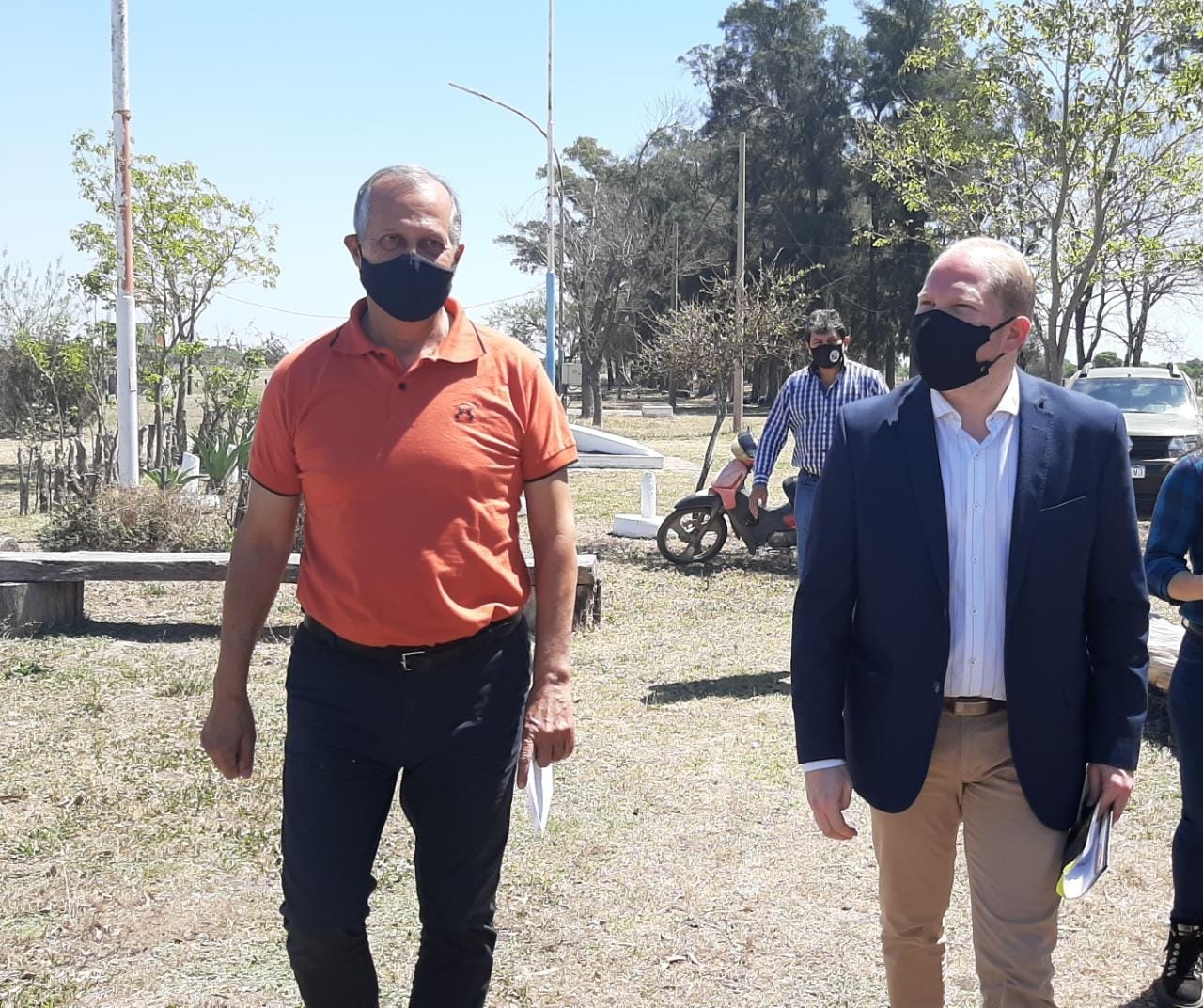 EL INTENDENTE PAPP, JUNTO AL MINISTRO DE GOBIERNO, VALORÓ LA REFACCIÓN DE LA COMISARÍA SEGUNDA