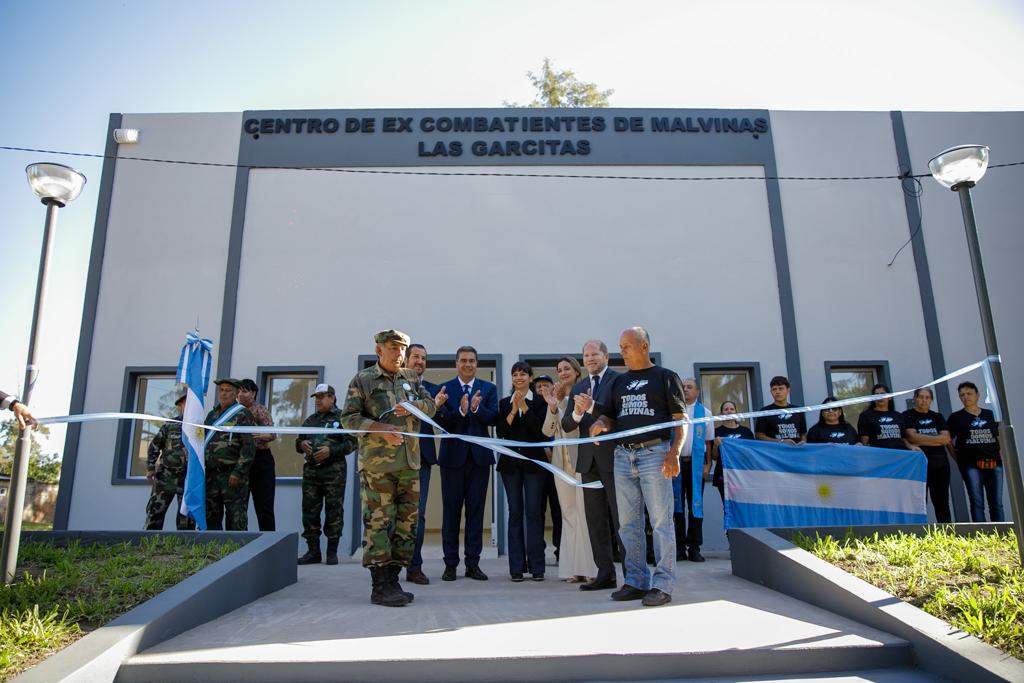 *CAPITANICH INAUGURÓ UN CENTRO DE VETERANOS EN LAS GARCITAS: “LA MALVINIZACIÓN BUSCA GENERAR CONCIENCIA POPULAR SOBRE NUESTRA SOBERANÍA”*