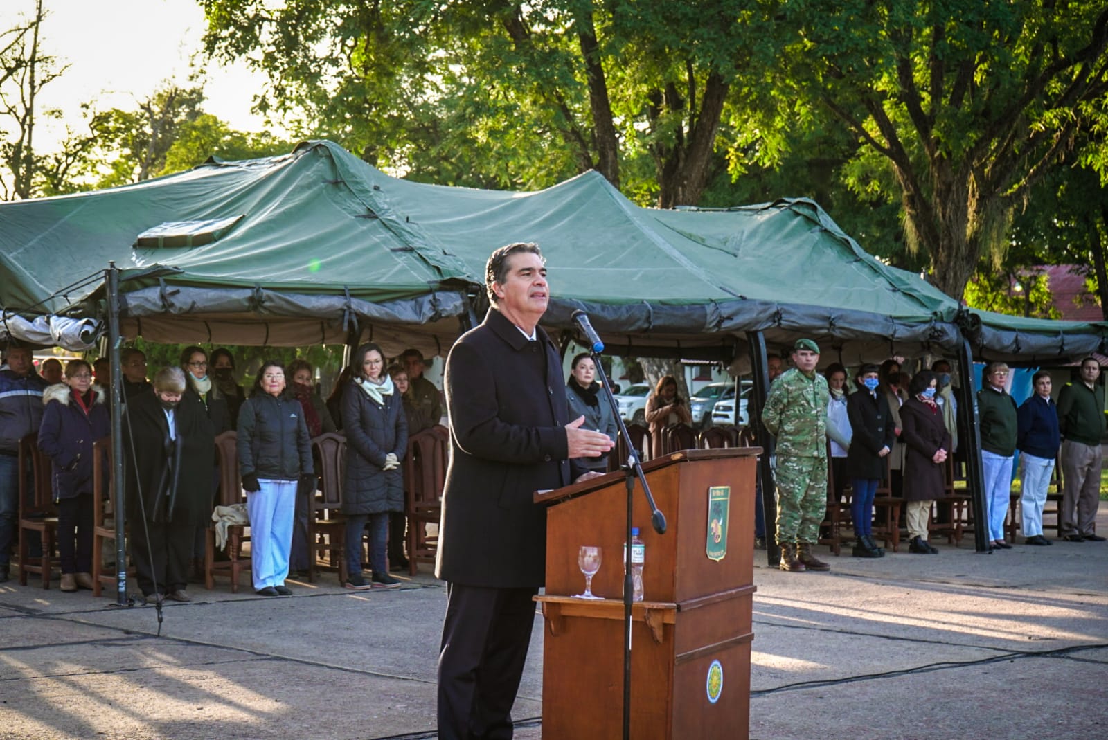 *CAPITANICH EN EL ACTO POR EL DÍA DEL EJÉRCITO ARGENTINO: "GRACIAS POR SU VOCACIÓN DE SERVICIO, SU ABNEGACIÓN PATRIÓTICA Y POR HONRAR LA DEFENSA DE NUESTRA PATRIA", EXPRESÓ*