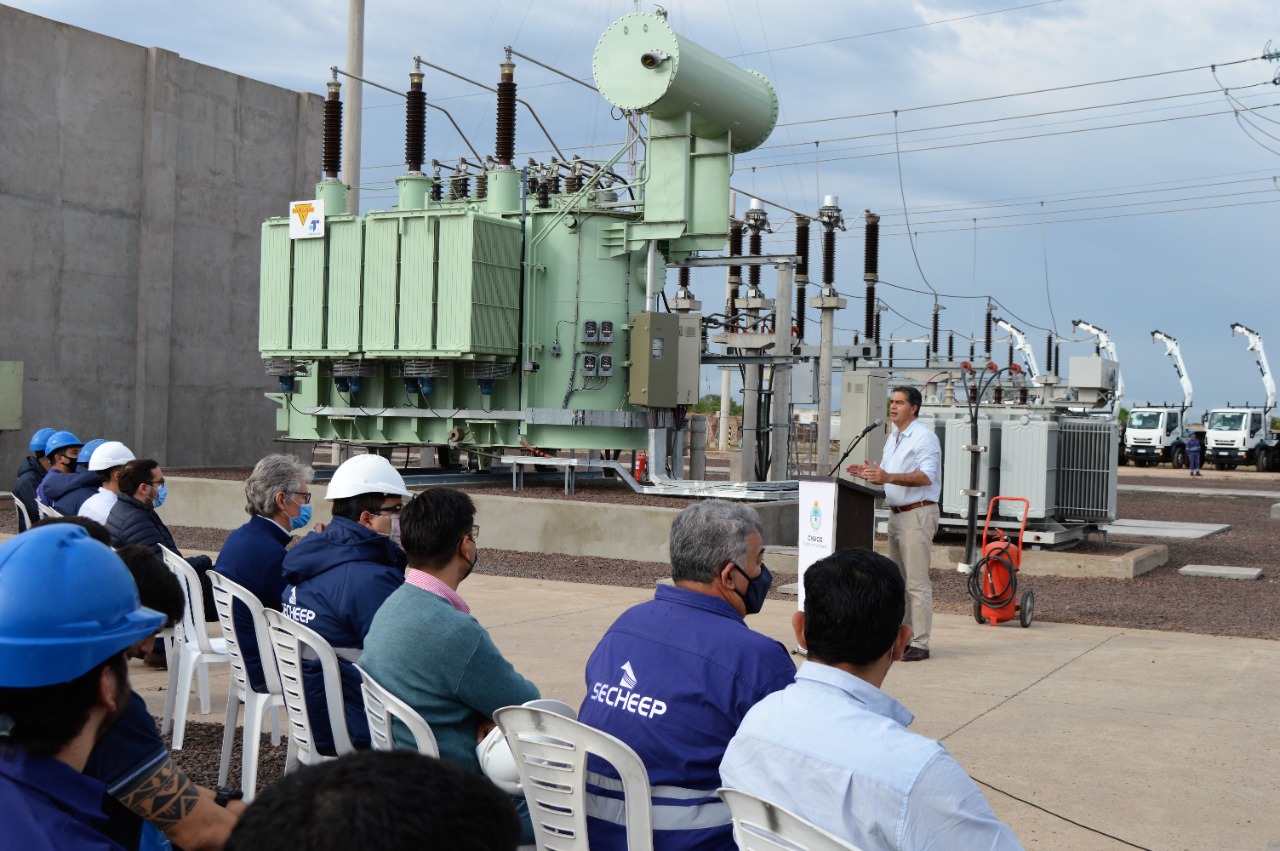 Sager en la habilitación de la línea Vilelas-Bastiani_ *Fortalecimiento del sistema energético: “Con las gestiones de Capitanich y la decisión de Alberto Fernández recuperamos una obra estratégica para 