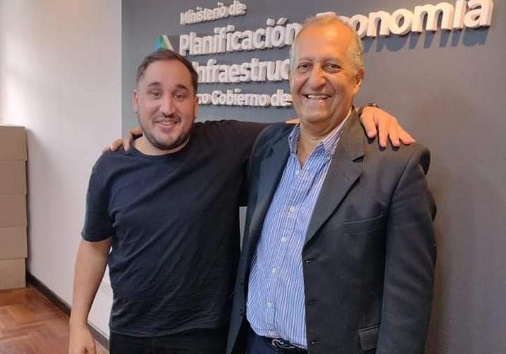 ADALBERTO PAPP Y EL MINISTRO DE ECONOMÍA ACORDARON LLEVAR A CABO NUEVAS OBRAS PARA LA CIUDAD