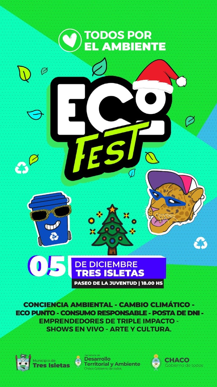 TRES ISLETAS: EL GOBIERNO INVITA ESTE DOMINGO A LA ECOFEST NAVIDEÑA CON PROPUESTAS GASTRONÓMICAS, RECREATIVAS Y AMBIENTALES