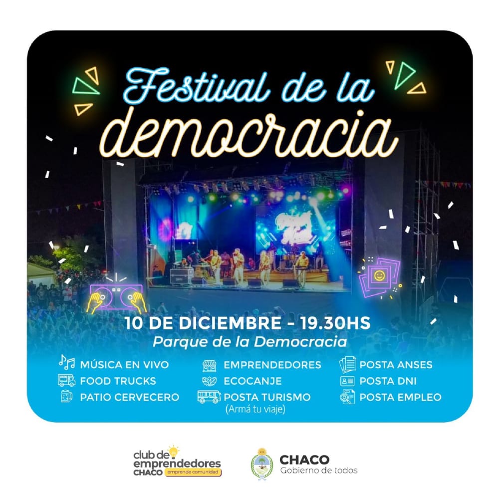 EL GOBIERNO ANUNCIÓ EL FESTIVAL DE LA DEMOCRACIA PARA CONMEMORAR LOS VALORES DEMOCRÁTICOS Y LOS DERECHOS HUMANOS