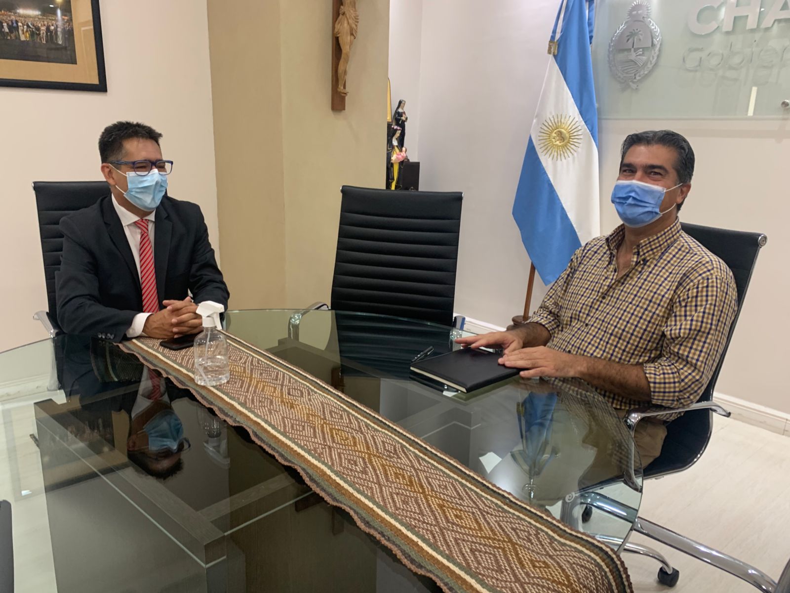 Capitanich se reunió con Gustavo Martínez para apuntalar el plan de obras: “Estamos potenciando la senda del progreso”, dijo