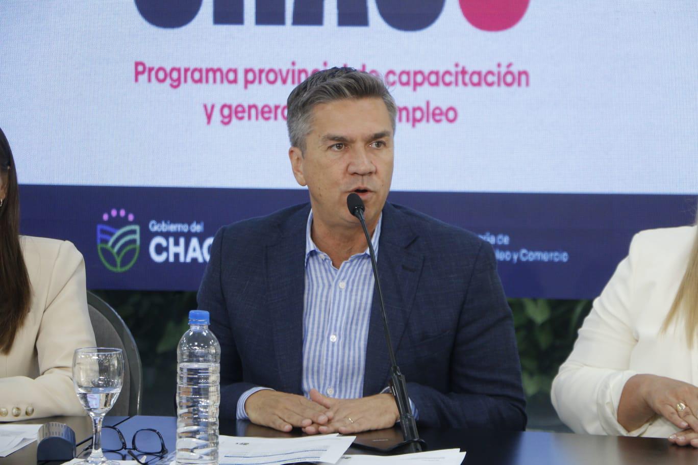 *EL GOBERNADOR ZDERO LANZÓ EL PROGRAMA PROVINCIAL DE CAPACITACIÓN Y GENERACIÓN DE EMPLEO “IMPULSAR CHACO”*