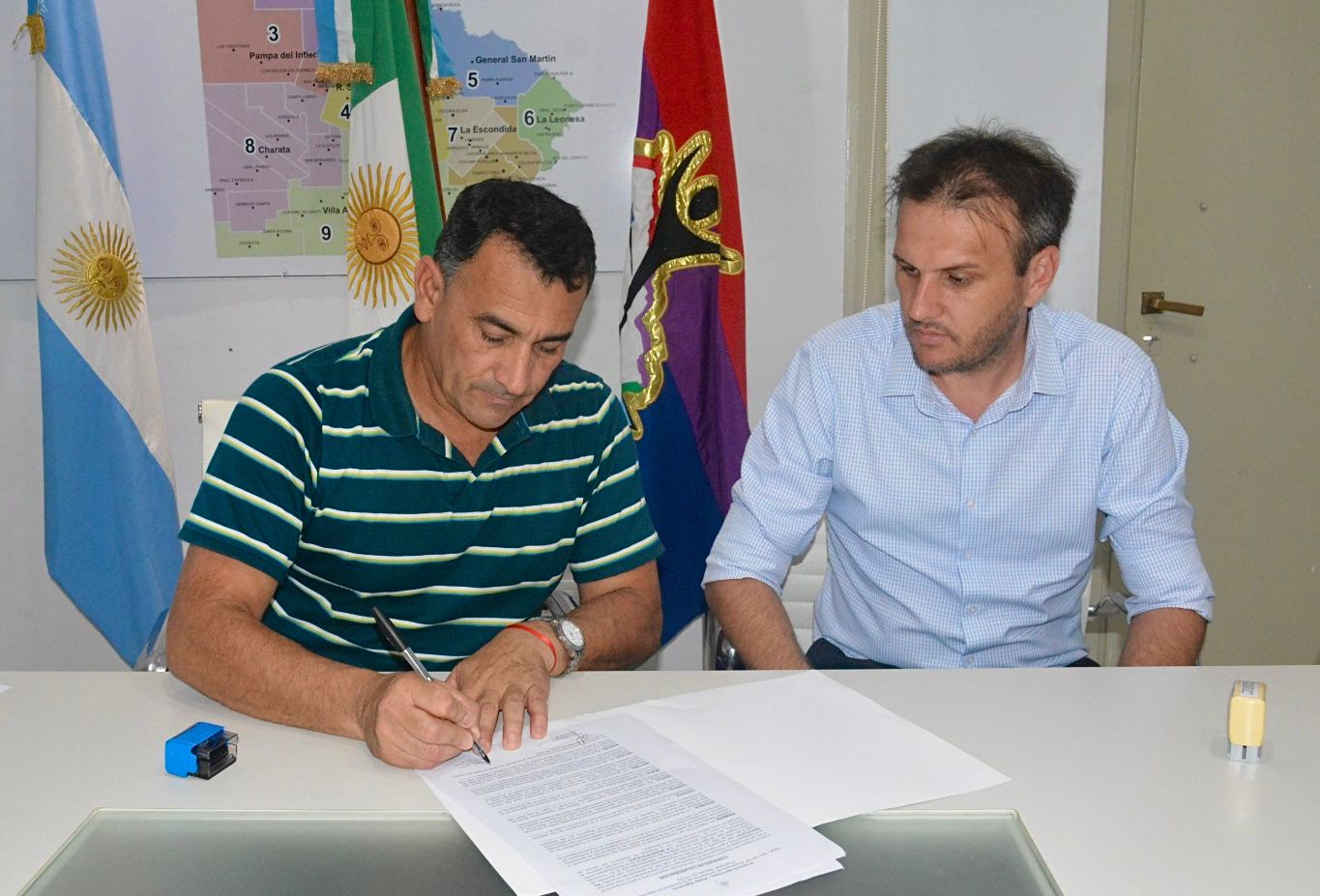 *EL INSTITUTO DEL DEPORTE CHAQUEÑO Y EL MUNICIPIO DE FONTANA FIRMARON CONVENIO MARCO*
