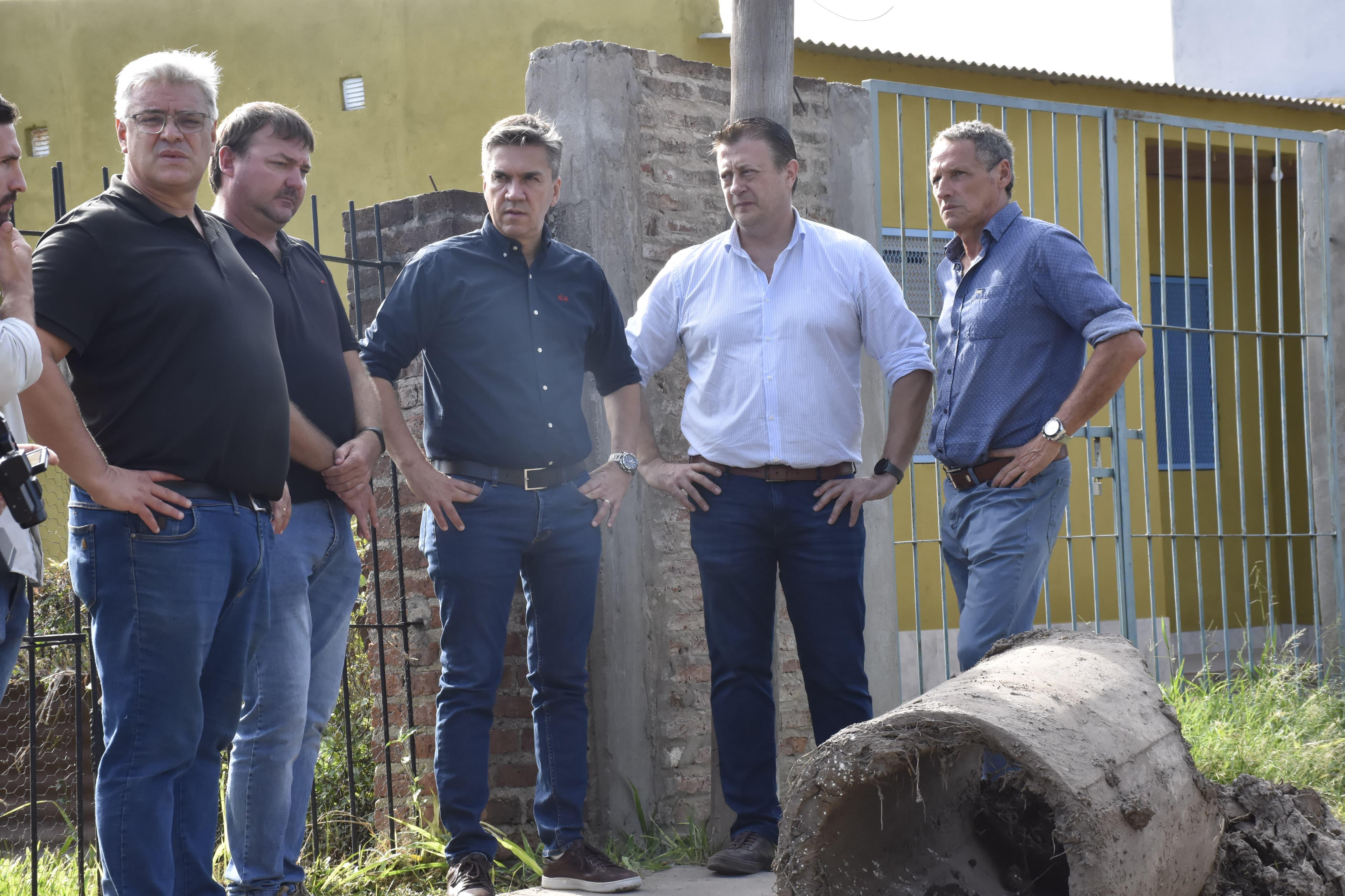 *REACTIVACIÓN DE OBRAS: ZDERO CONSTATÓ LOS TRABAJOS EN VILLA DEL OESTE, DE RESISTENCIA