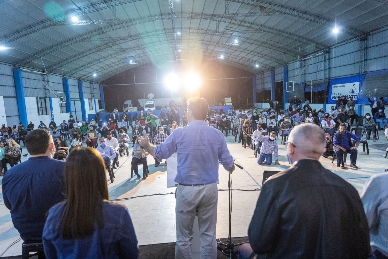 LISTA 501 R - 17 DE OCTUBRE  *DEFENDER CHACO: CAPITANICH ENCABEZÓ ACTOS EN VILLA ÁNGELA, DU GRATY, Y SANTA SYLVINA Y SE COMPROMETIÓ A GESTIONAR MÁS OBRAS PARA EL DESARROLLO