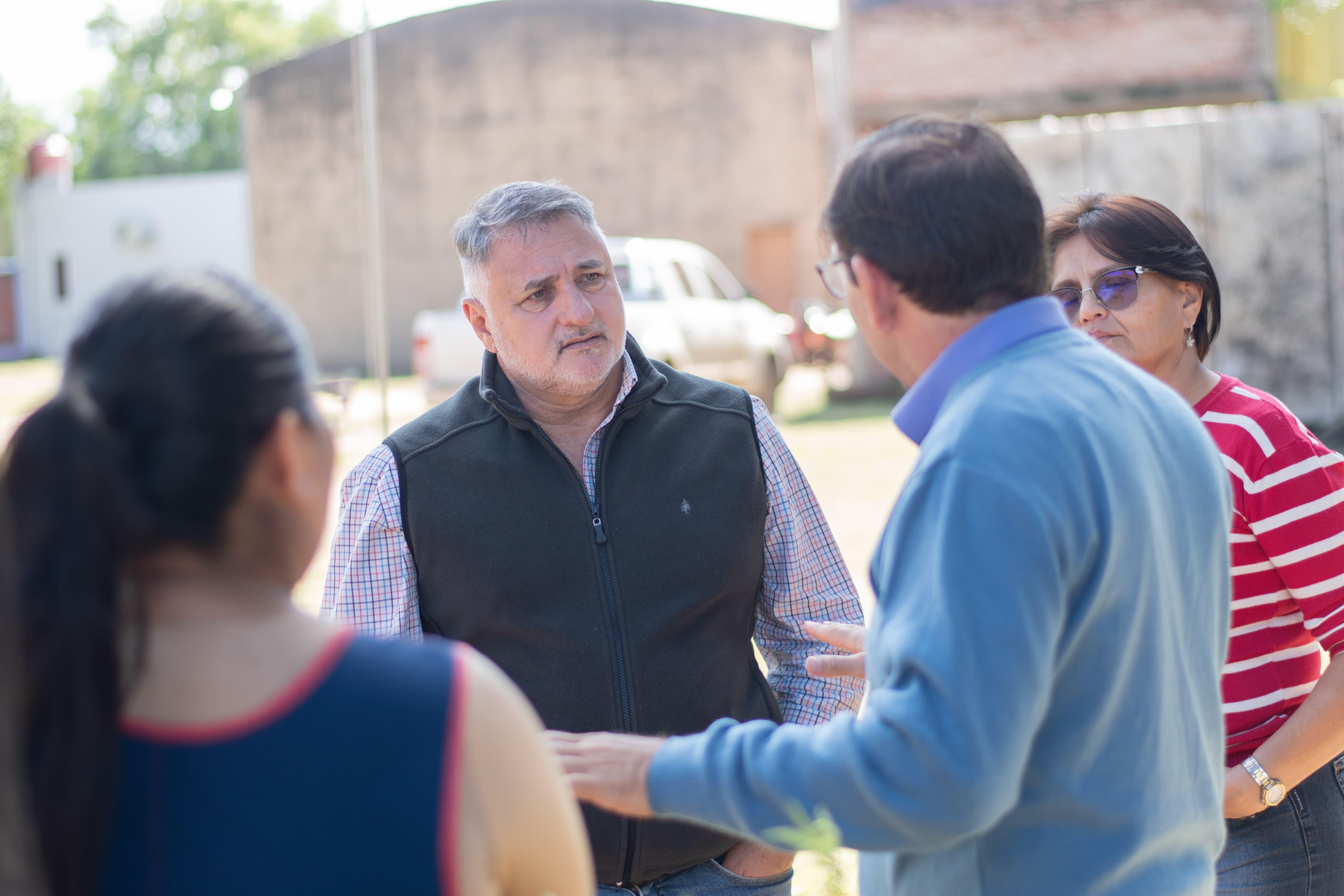 _Legislativas 2025_  *MIRAFLORES: LOS CANDIDATOS A DIPUTADOS PROVINCIALES, JULIO FERRO Y JORGE GÓMEZ, JUNTO A RESICO LLEVARON LA PROPUESTA DE ORDEN Y CAMBIO QUE IMPULSA EL GOBERNADOR*