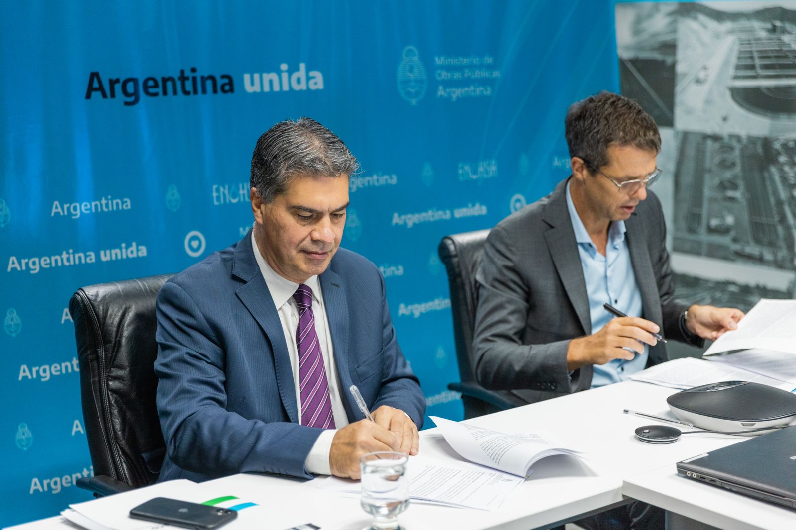 *CONVENIO ENTRE PROVINCIA Y NACIÓN PARA EXTENDER REDES DOMICILIARIAS DE AGUA POTABLE EN CINCO LOCALIDADES*
