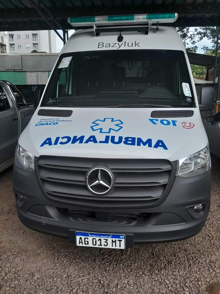 NUEVA AMBULANCIA 0 KM .PARA CORONEL DU GRATY