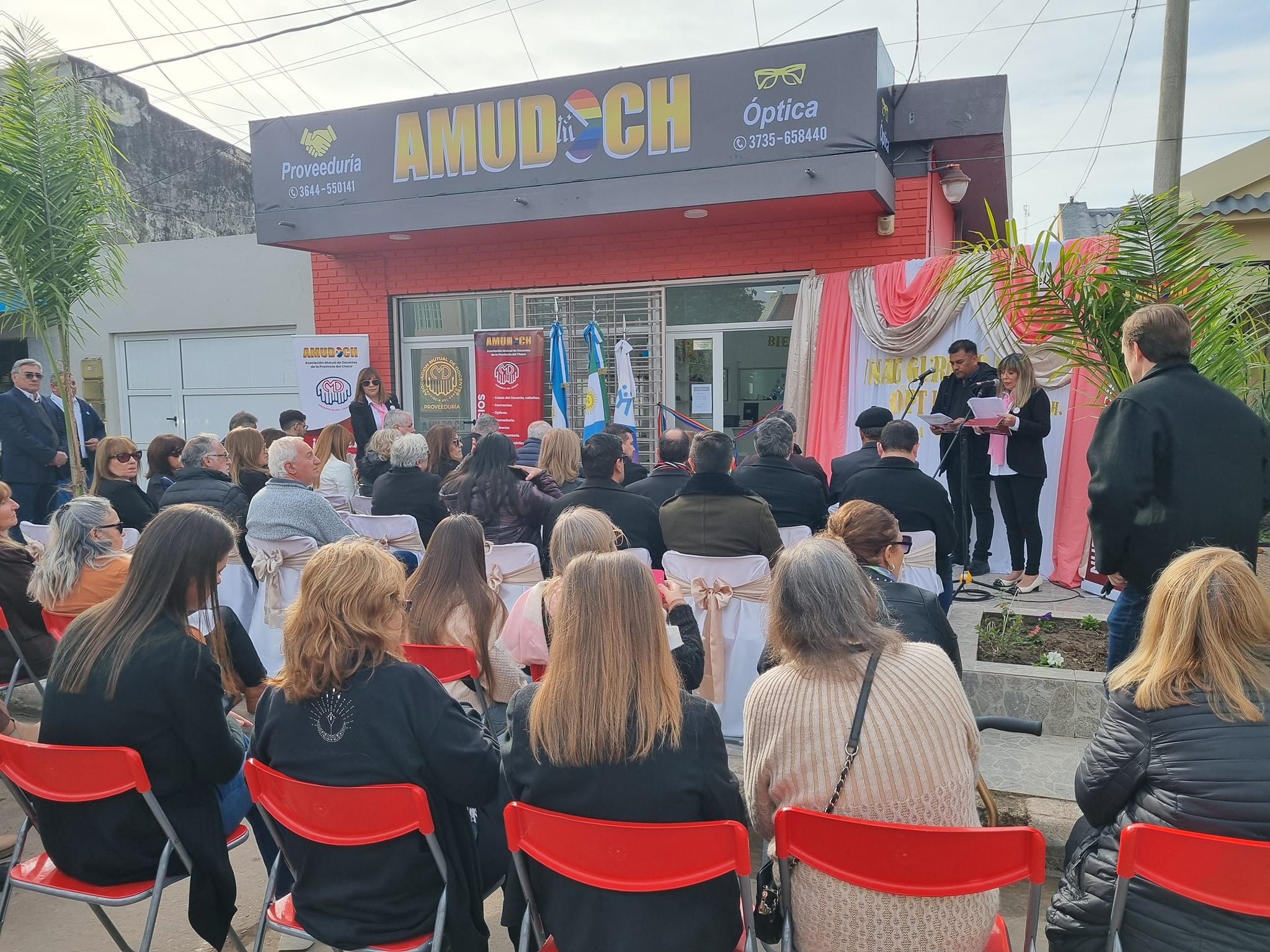 INAUGURACIÓN DE LA ÓPTICA DE LA MUTUAL AMUDOCH EN VILLA ÁNGELA