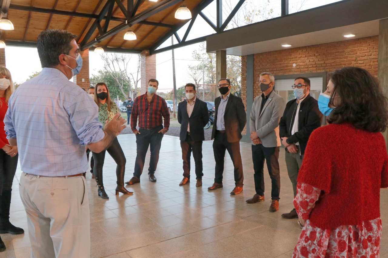 Inauguraron SUM del complejo deportivo de la Asociación de Magistrados