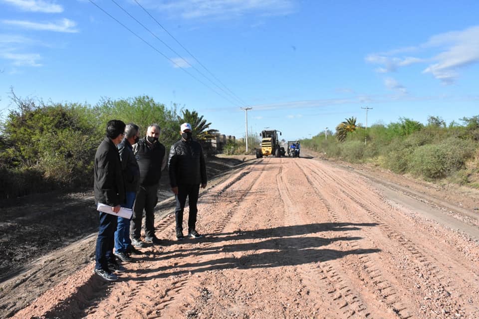 VILLA ANGELA: PAPP INFORMÓ SOBRE LA REPARACIÓN Y COLOCACIÓN DE RIPIO EN LA CALLE NEUQUÉN