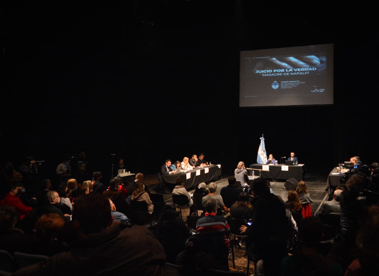 EN LA EX ESMA, SE CONCRETÓ LA QUINTA AUDIENCIA DEL JUICIO DE LA VERDAD POR LA MASACRE DE NAPALPÍ