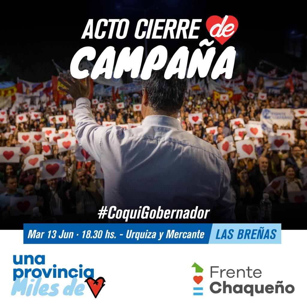 *El Frente Chaqueño llega este martes al Sudoeste en la recta final hacia las PASO*