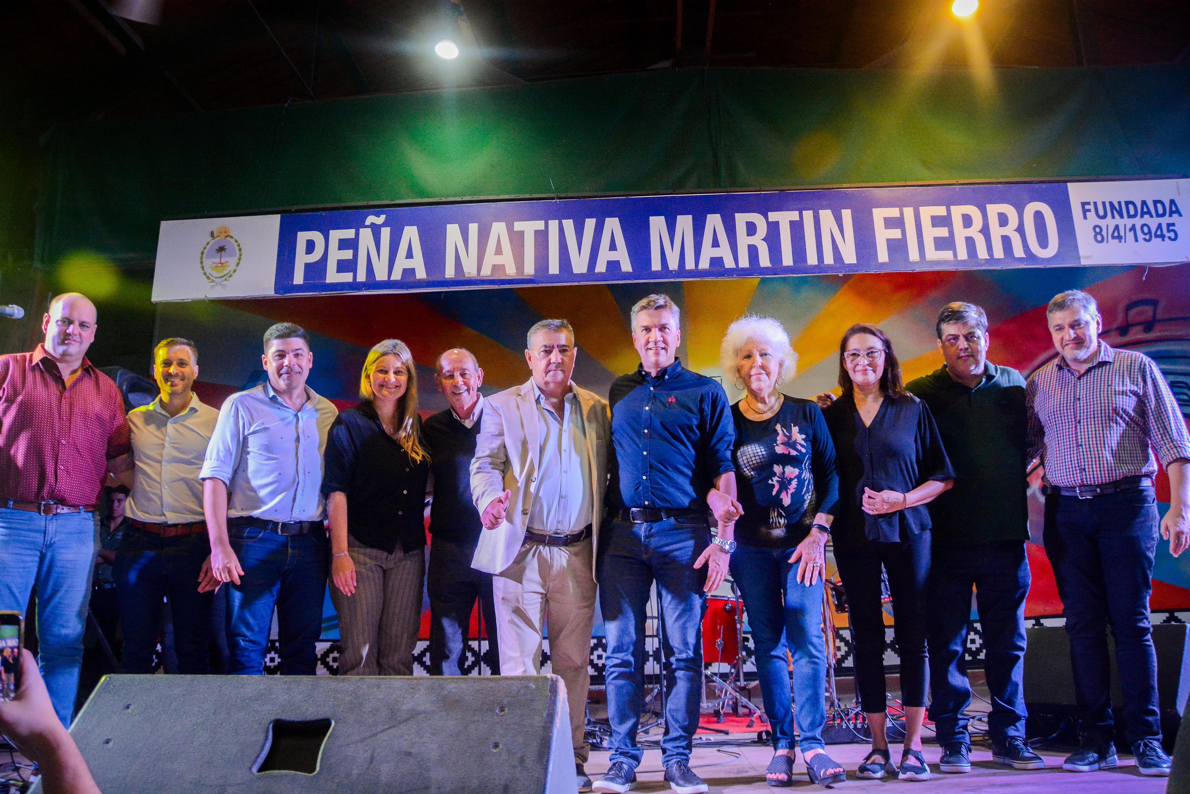 *EL GOBERNADOR ACOMPAÑÓ EL 79° ANIVERSARIO DE LA PEÑA NATIVA MARTÍN FIERRO*
