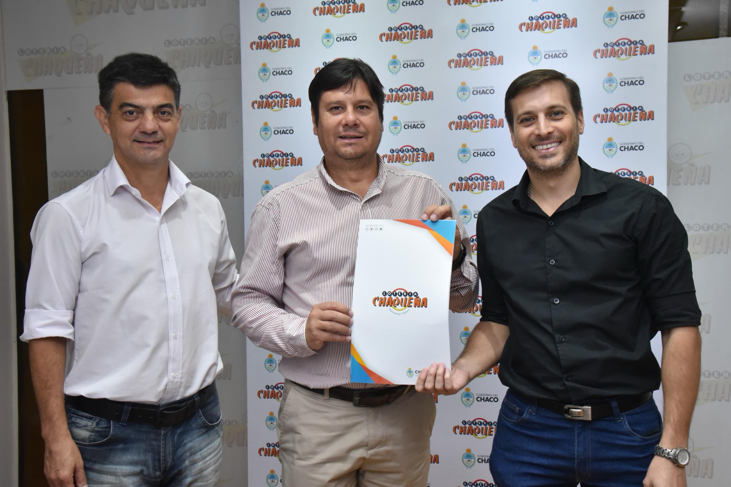 *CONVENIO ENTRE LOTERÍA CHAQUEÑA Y EL MUNICIPIO DE QUITILIPI PARA LA CONSTRUCCIÓN DEL “PASEO DEL FERROCARRIL”*
