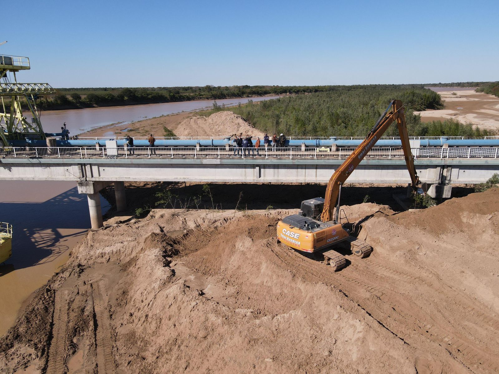 *TRAS AÑOS DE ABANDONO, SE INSTALÓ UNA BOMBA DE CAPTACIÓN DE AGUA EN LA PLANTA DE PUERTO LAVALLE*