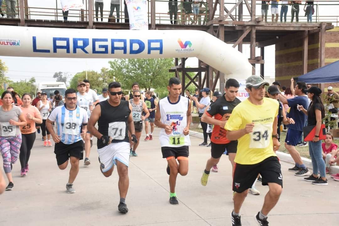 CON GRAN CONCURRENCIA EL MUNICIPIO REALIZÓ EN VILLA ÁNGELA LA MARATÓN N° 36 "MALVINAS - 40 AÑOS"