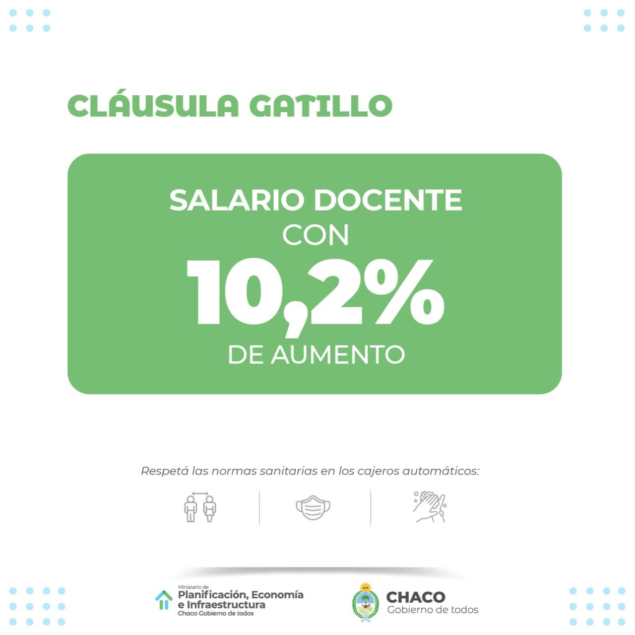 LA PRÓXIMA SEMANA COMIENZA EL CRONOGRAMA DE PAGO A ESTATALES