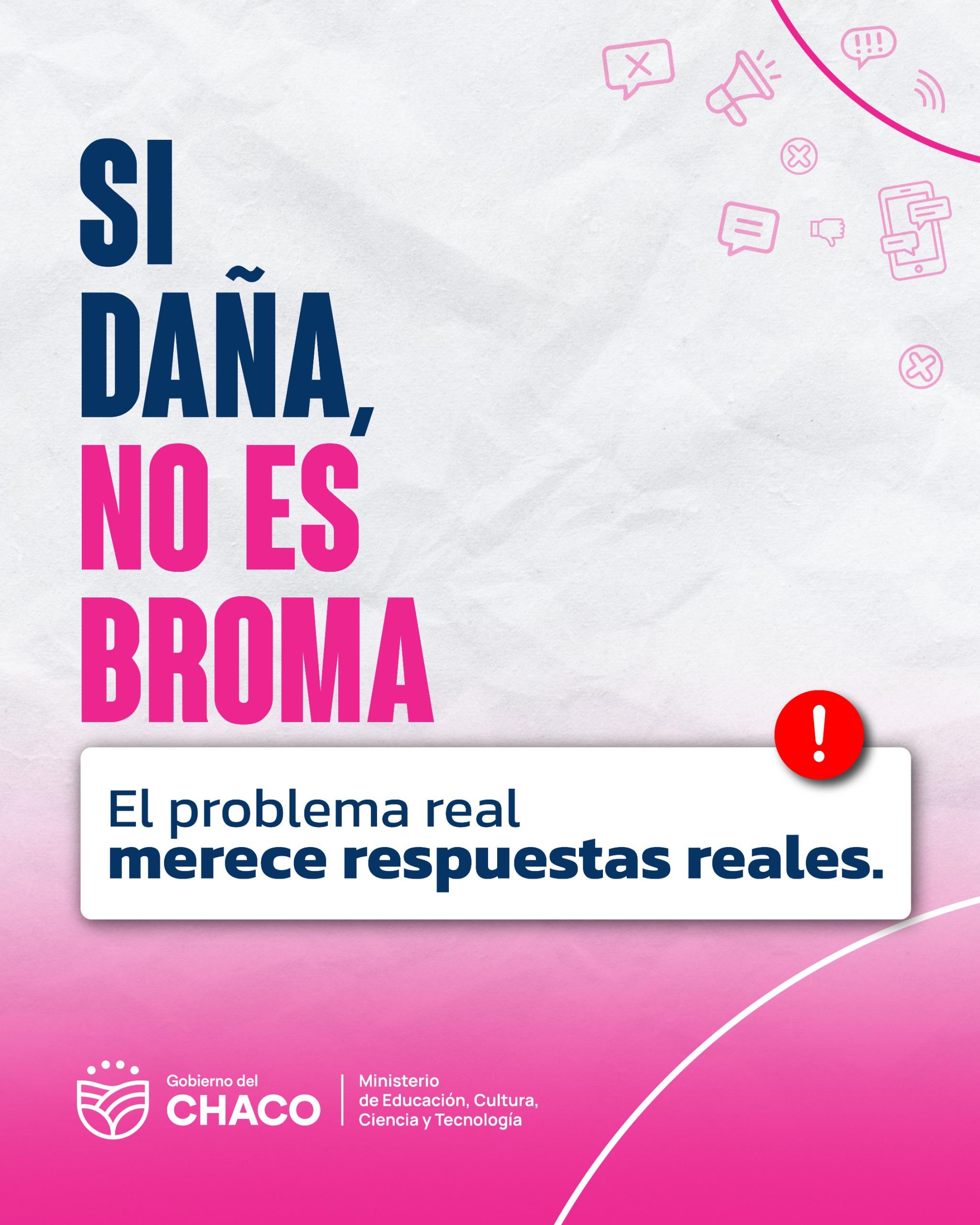 *&rdquo;SI DA&Ntilde;A, NO ES BROMA&rdquo;: EDUCACI&Oacute;N RECUERDA QUE DIFUNDIR AMENAZAS FALSAS ES UN DELITO PENAL*