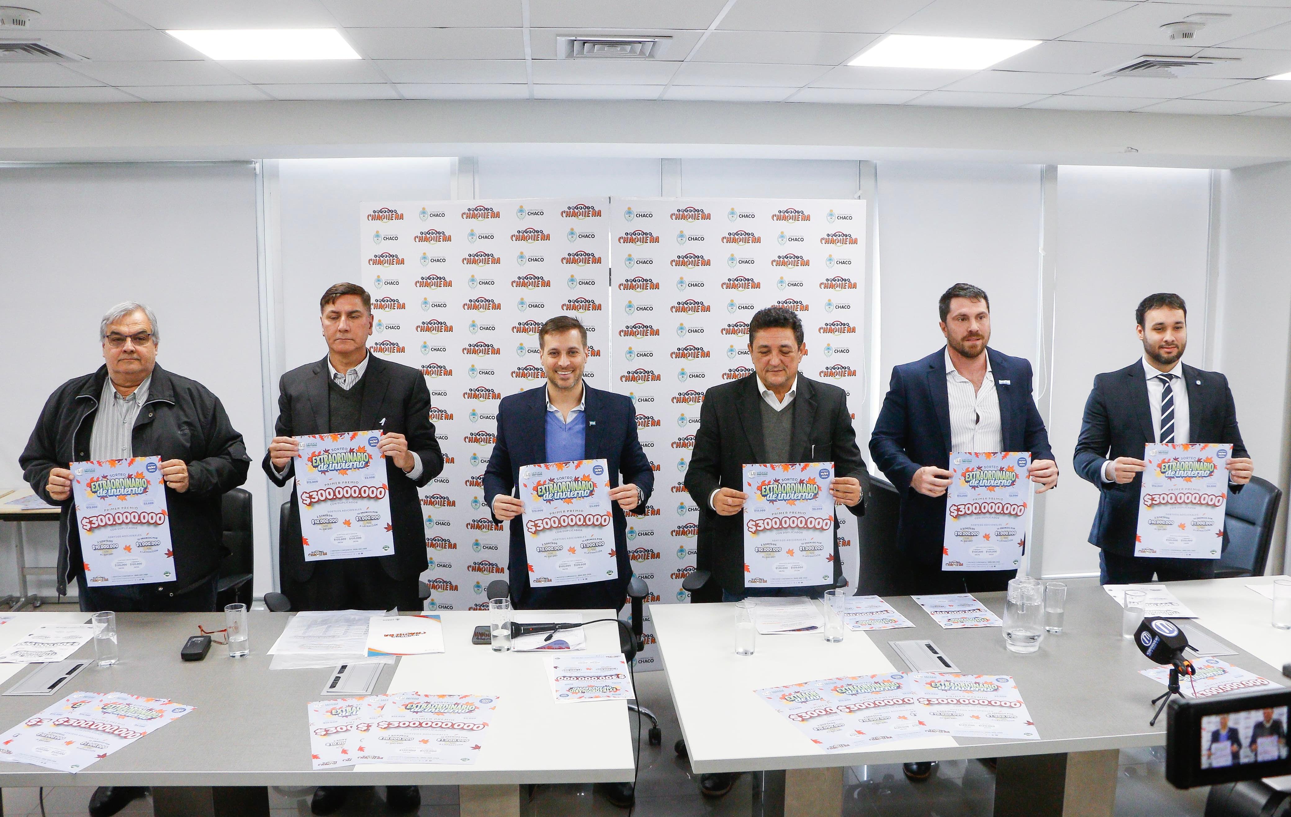 *LOTERÍA CHAQUEÑA LANZÓ EL SORTEO EXTRAORDINARIO DE INVIERNO CON UN PRIMER PREMIO DE $ 300 MILLONES*