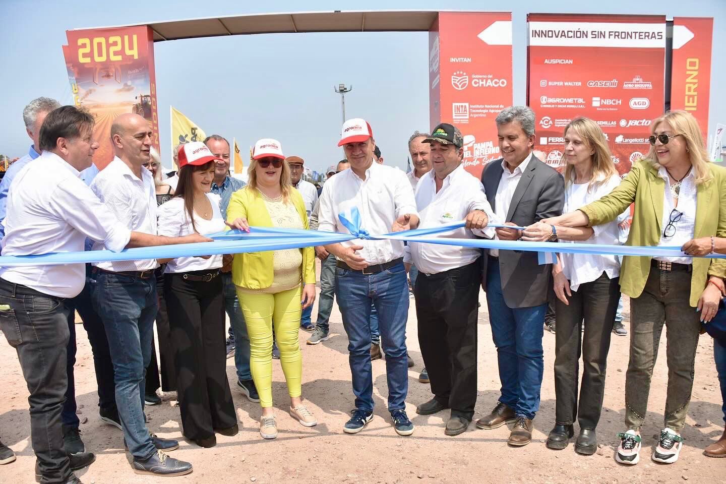 PAMPA DEL INFIERNO: EL GOBERNADOR ZDERO DIO APERTURA A LA 1º EXPO AGRONEA PAMPA 2024 “INNOVACIÓN SIN FRONTERAS”
