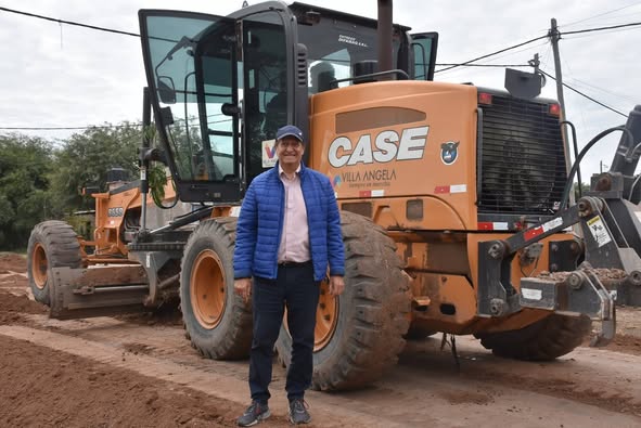 VILLA ÁNGELA AVANZA CON OBRAS EN DISTINTOS PUNTOS DE LA CIUDAD