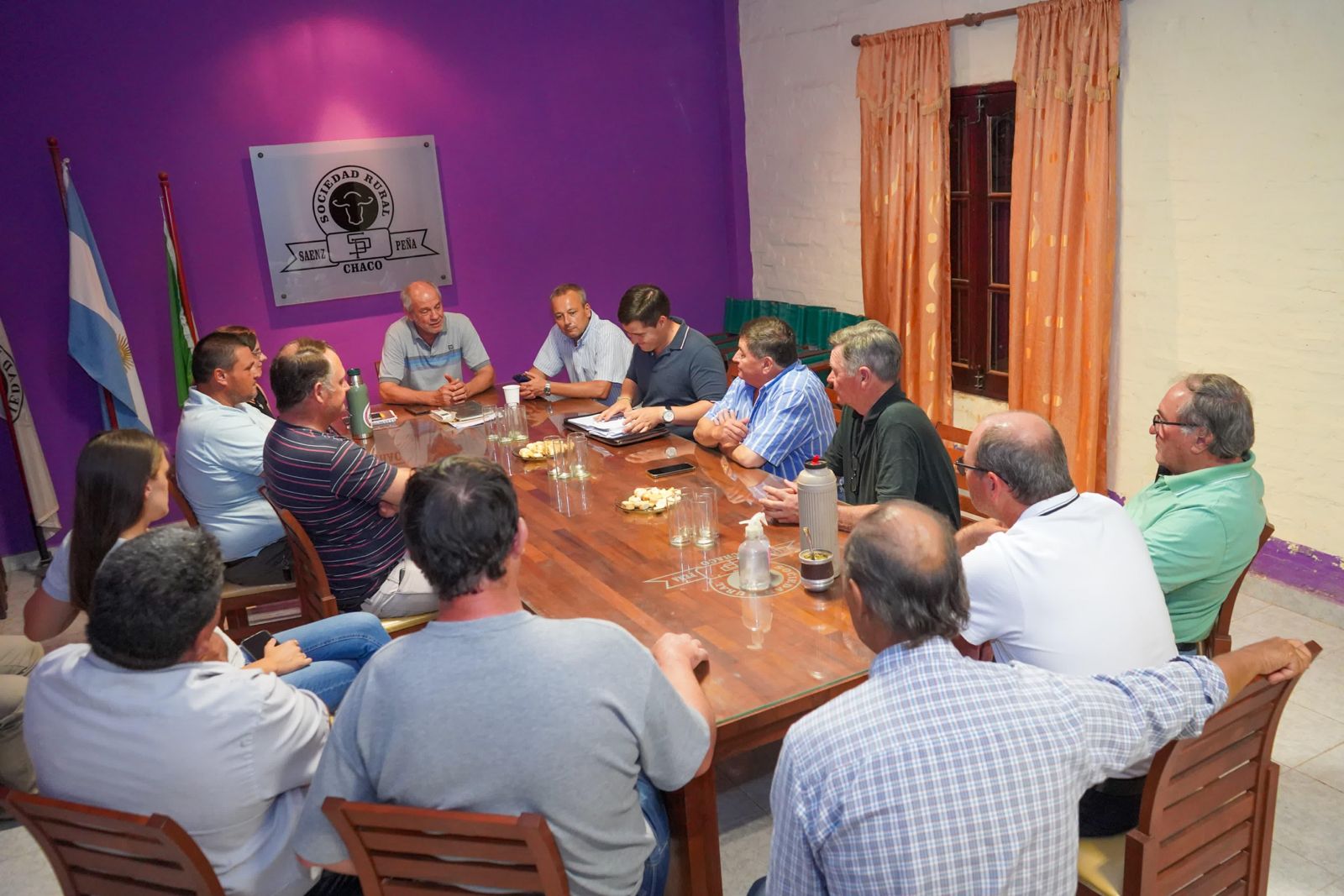 *HALAVACS MANTUVO REUNIONES CON LA SOCIEDAD RURAL DE SAENZ PEÑA Y LA FEDERACION AGRARIA*