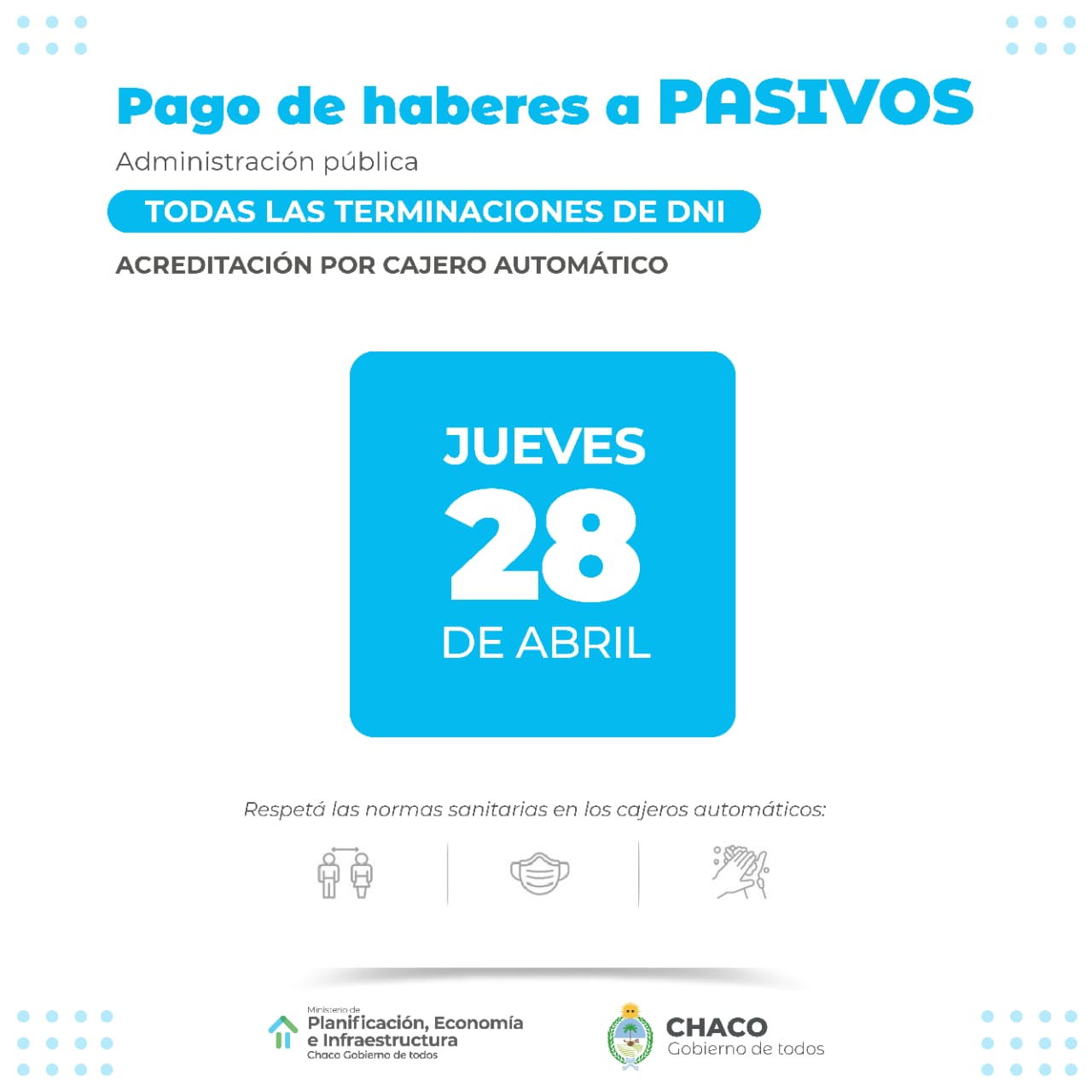 *PAGO DE HABERES PARA LA ADMINISTRACIÓN PÚBLICA CON CLÁUSULA GATILLO PARA DOCENTES*