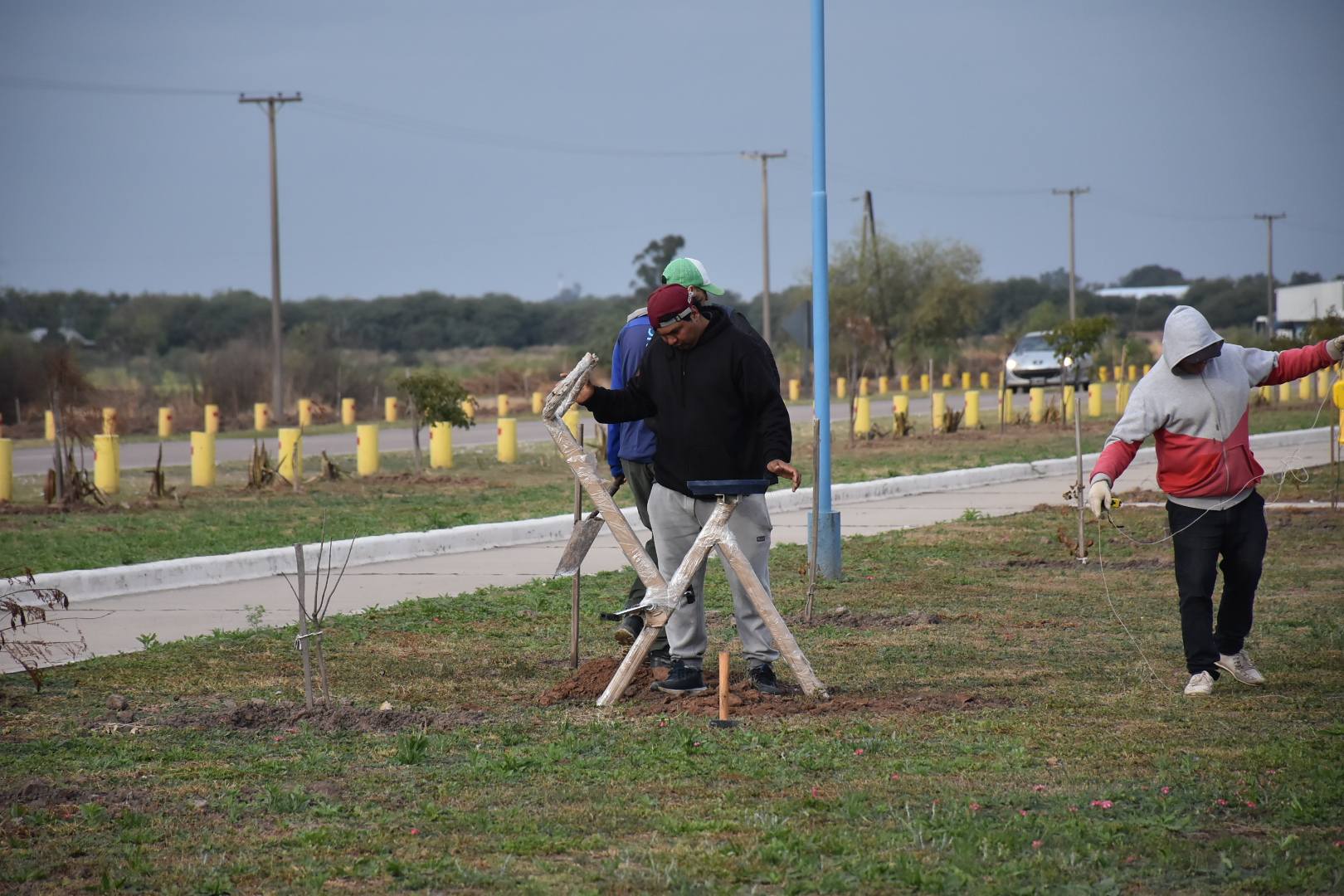 LA MUNICIPALIDAD AVANZA CON FORESTACIÓN, ILUMINACIÓN Y NUEVOS ESPACIOS DEPORTIVOS EN EL ACCESO NORTE