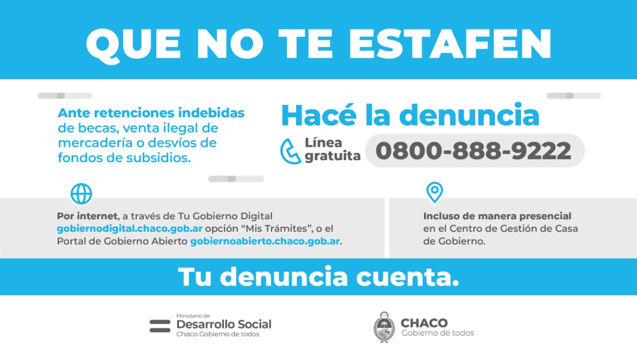RECUERDAN HERRAMIENTAS DE DENUNCIAS POR IRREGULARIDADES CON POLÍTICAS SOCIALES