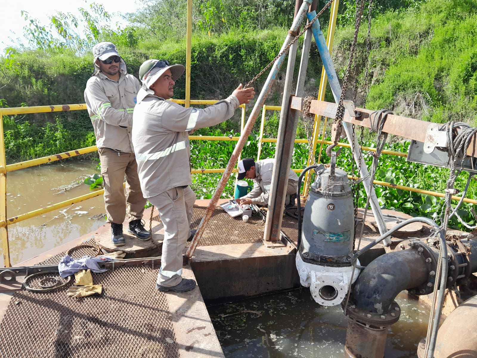 *SAMEEP REALIZ&Oacute; TRABAJOS CLAVES PARA REFORZAR EL ABASTECIMIENTO DE AGUA EN EL DEPARTAMENTO BERMEJO*