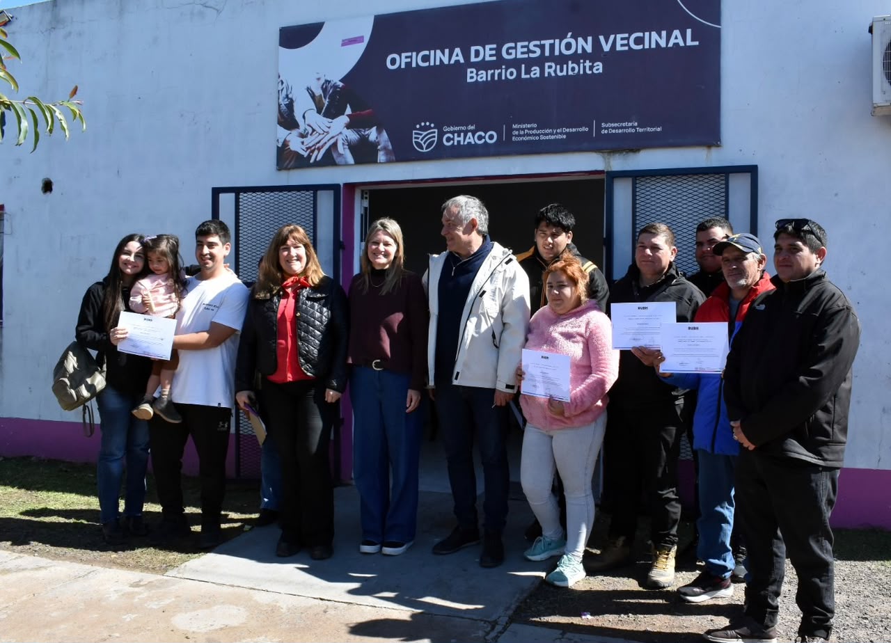 *SIN INTERMEDIARIOS: EL GOBIERNO PROVINCIAL ENTREG&Oacute; M&Aacute;S CERTIFICADOS RUB EN LA RUBITA*