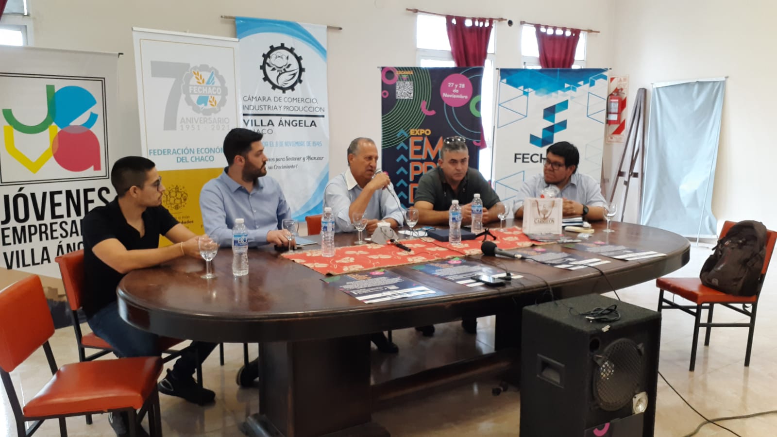 EL INTENDENTE ADALBERTO PAPP ASISTIÓ A LA 8VA REUNIÓN MENSUAL DE FECHACO JOVEN EN LA CÁMARA DE COMERCIO DE VILLA ÁNGELA  