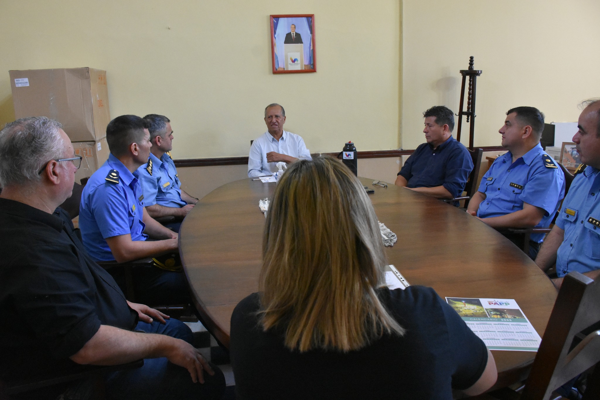 EL INTENDENTE ADALBERTO PAPP Y EL COMISARIO GENERAL MARCELO KOSTEKI COORDINARON ACCIONES DE SEGURIDAD Y PREVENCIÓN VIAL EN VILLA ÁNGELA