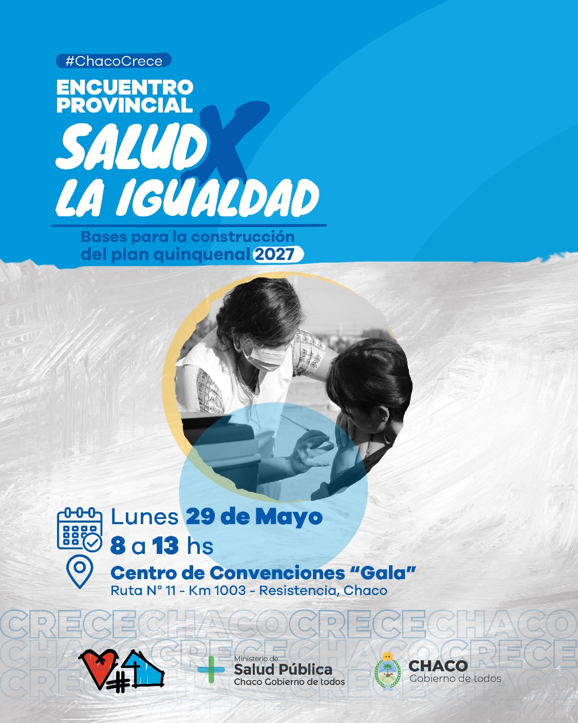 *MAÑANA SE REALIZARÁ EL ENCUENTRO “SALUD POR LA IGUALDAD" CON PROFESIONALES DE TODA LA PROVINCIA*