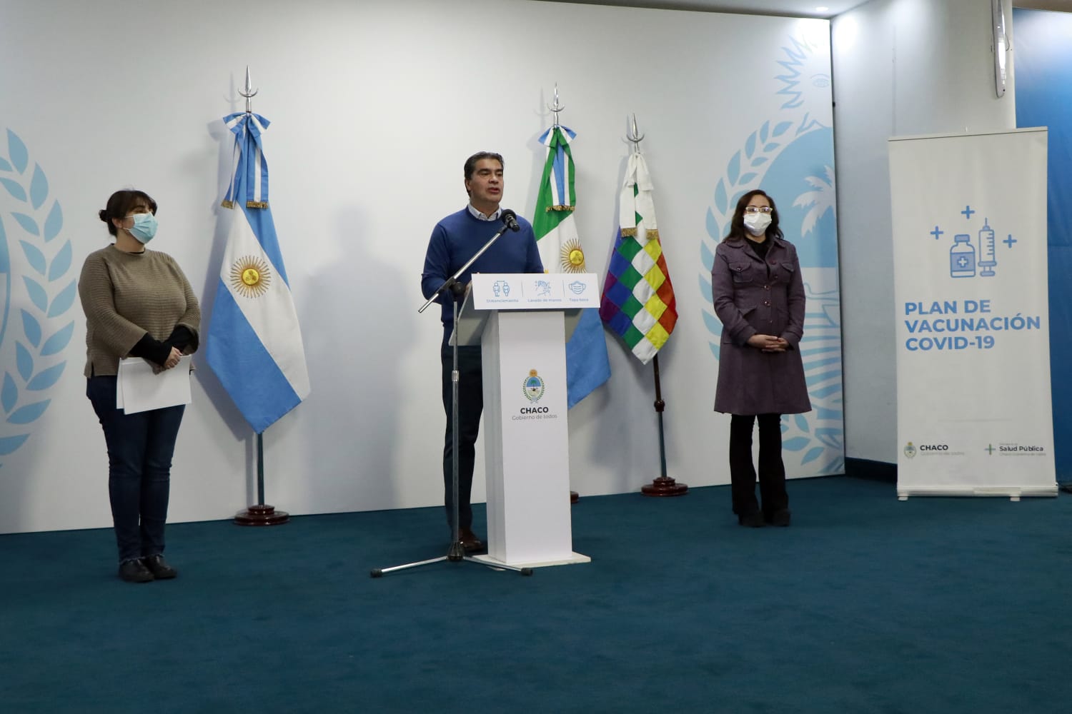 CAPITANICH Y CENTENO ANUNCIARON EL INICIO DE LA VACUNACIÓN PARA ADOLESCENTES DE 12 A 17 AÑOS