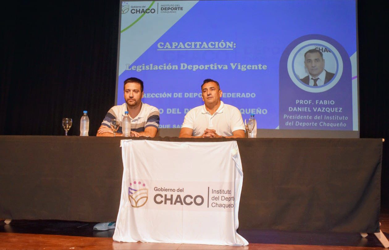 INSTITUTO DEL DEPORTE CHAQUEÑO: CAPACITACIÓN PARA INSTITUCIONES Y DEPORTISTAS
